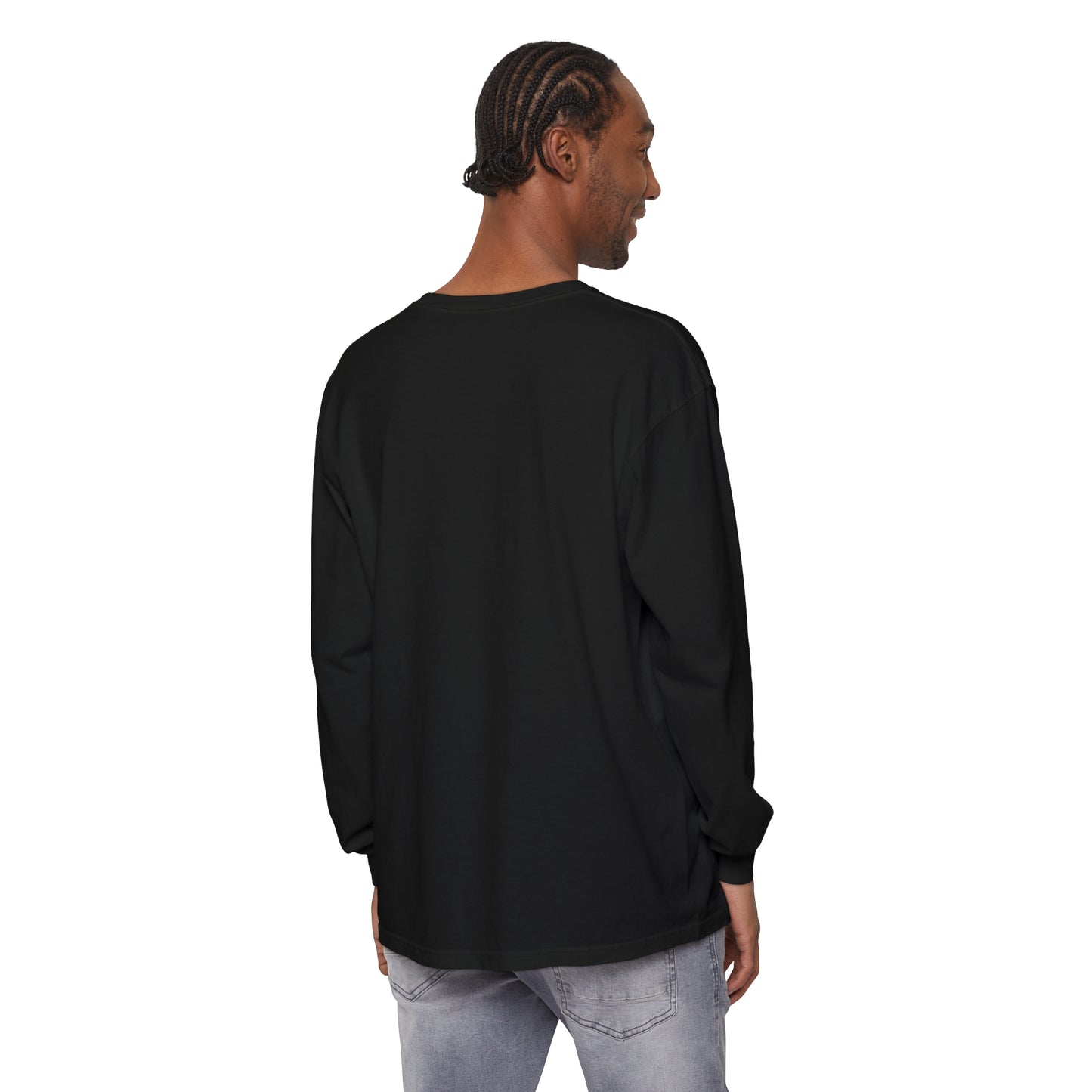 Pink Out Breast Cancer Awareness Shirt  Unisex Garment-dyed Long Sleeve T-Shirt