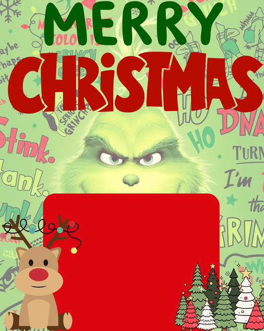 Editable Canva Template | Jumbo Christmas Treat Cards | Printable Holiday Gift Tags for Classroom, Teachers, Neighbors & Friends