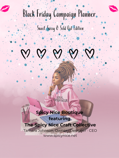 Black Friday Email Campaign Planner | Canva Template + 10 Ready-Made Emails for Small Business Owners