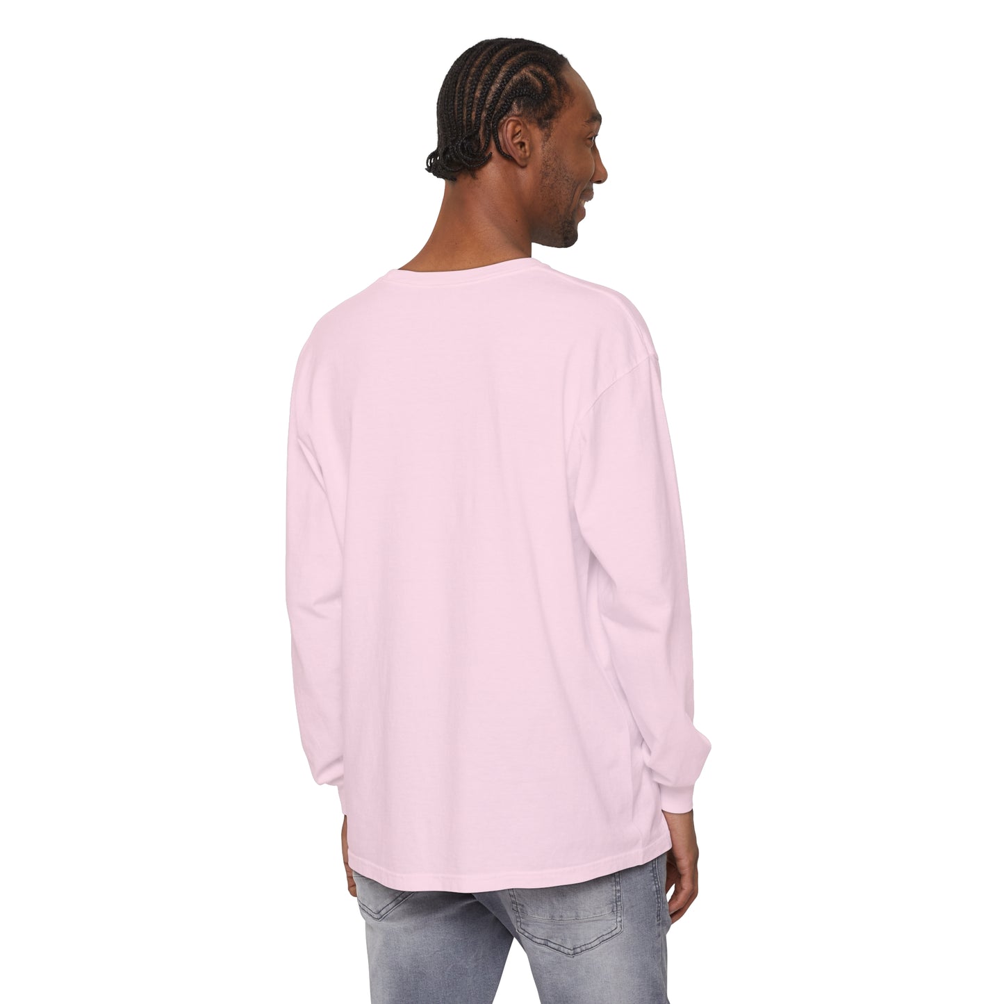 Pink Out Breast Cancer Awareness Shirt  Unisex Garment-dyed Long Sleeve T-Shirt