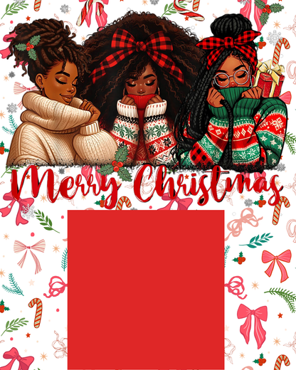 Jumbo Christmas Card  Editable Canva Templates Set of 3